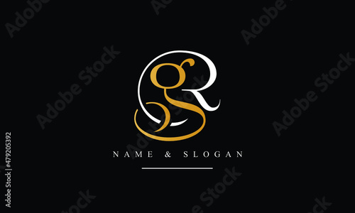 RG, GR, R, G abstract letters logo monogram photo