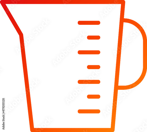 Measuring Cup Icon Style