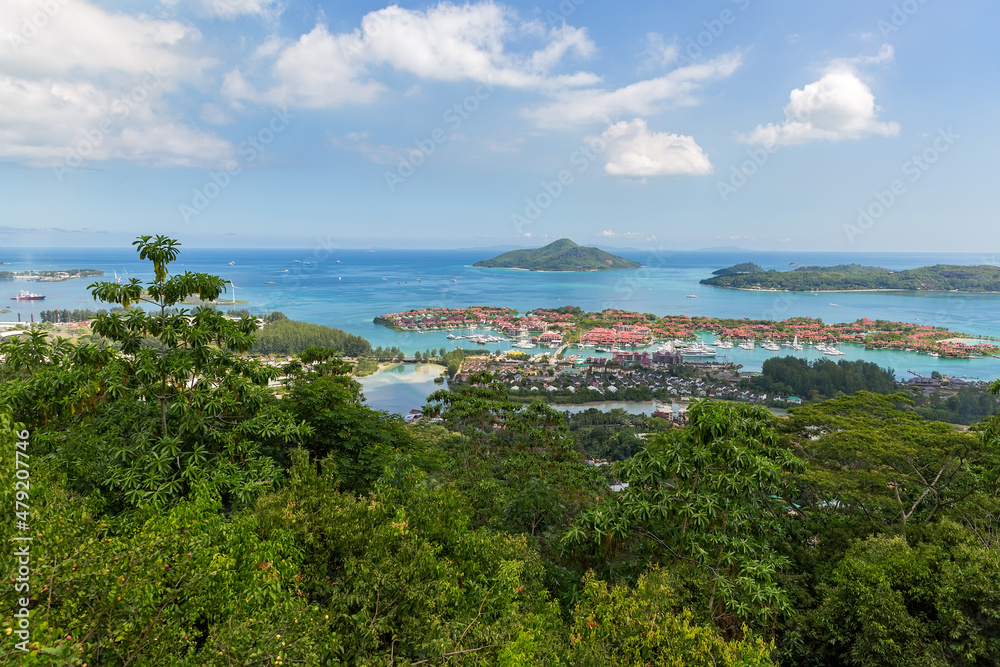 Seychelles, top view