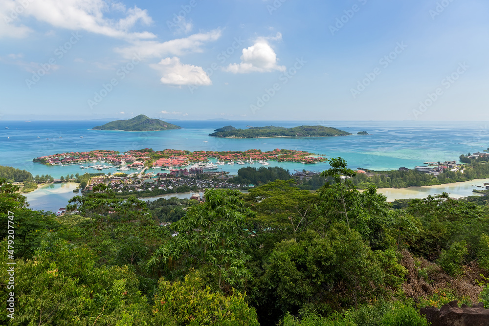 Seychelles, top view