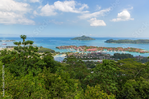 Seychelles, top view