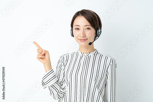 Plakat 女性・オペレーター