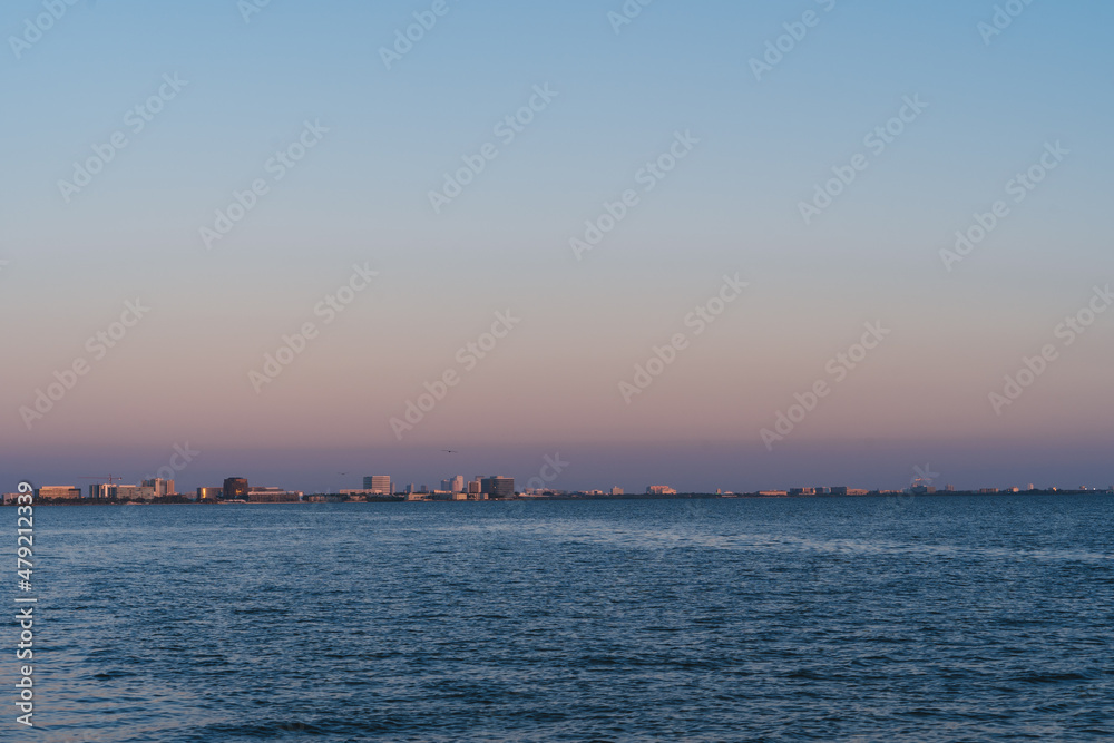 Florida Tampa bay sunset landscape