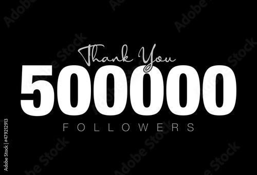 thank you 500000 followers post. 500k followers post.