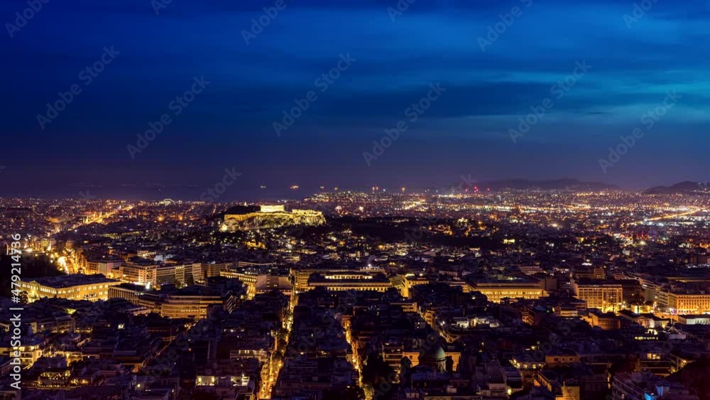 Athens New Years Eve Fireworks Timelapse Athens New Years Eve Fireworks Timelapse