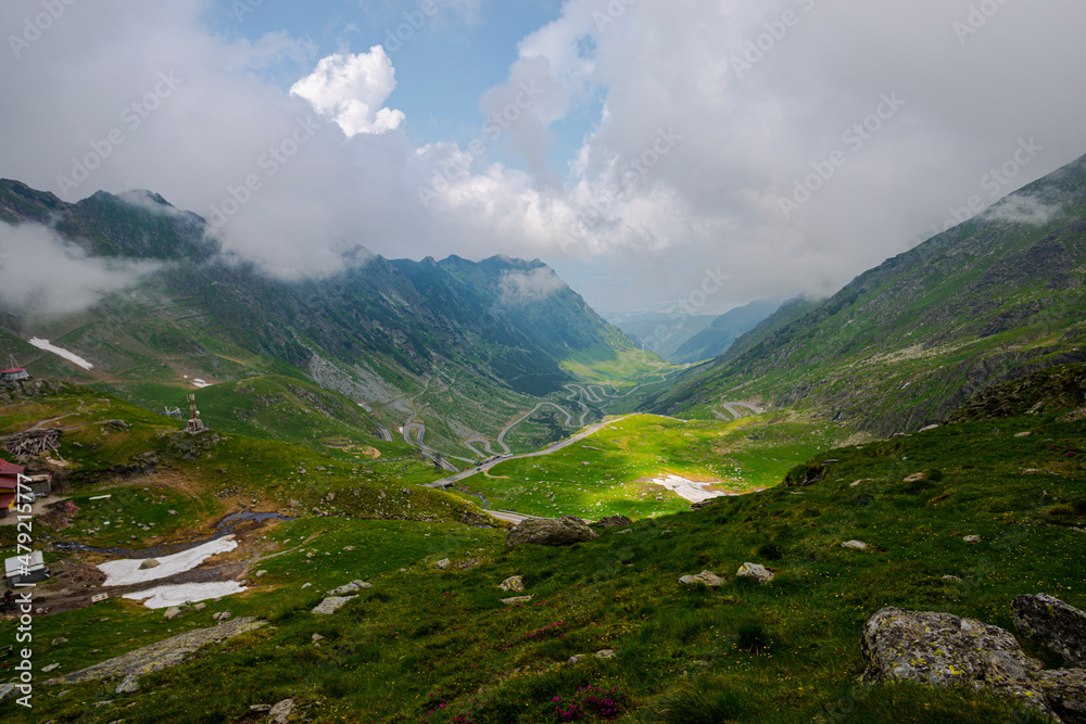 Landscape in Retezat Mountains, Romania