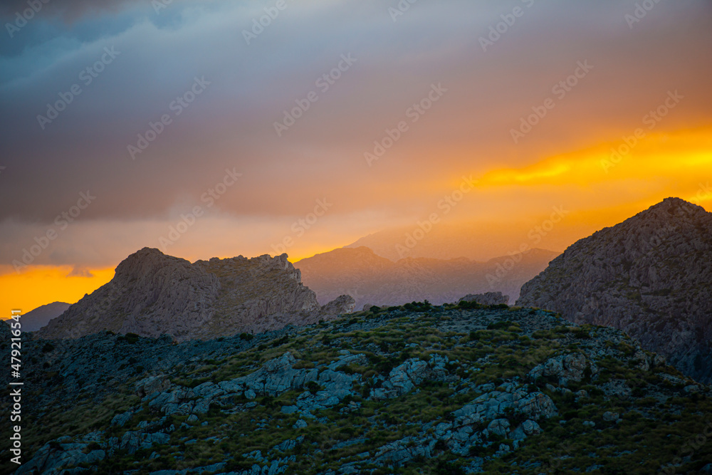 Obraz premium Landscape in Mallorca island, Spain
