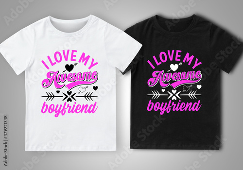 Happy Valentine's Day T-Shirt Design.

FILE INCLUDED:

♦ 1 Ai file
♦ 1 EPS file
♦ 1 SVG file
♦ 1 JPG file for a quick preview
♦ 2 PNG file for Black and White Color t-shirt design (Transparent 300dpi)