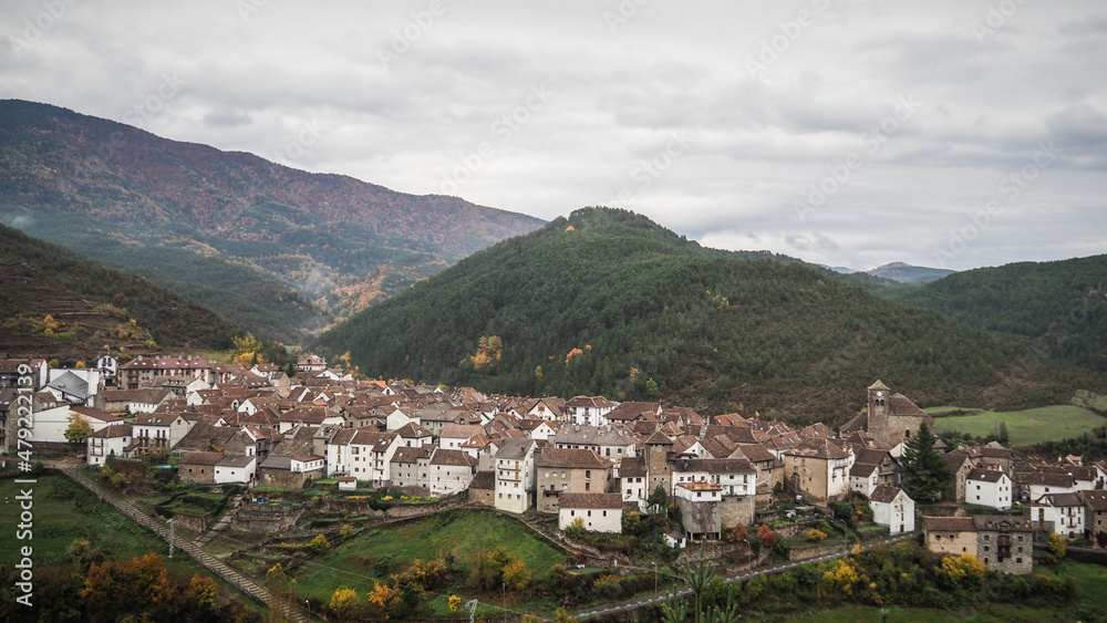 Villages and landscapes of the northern Navarre and Pyrenees region.