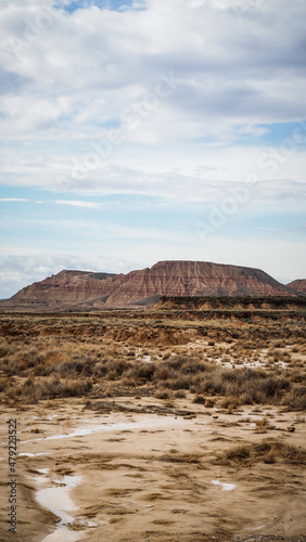The Bardenas Reales is a semi-desert natural region, or badlands, of some 42,000 hectares in southeast Navarre.