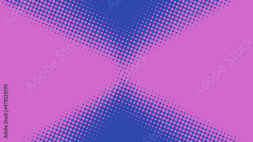 Bright magenta with blue pop art background in retro comics book style. Cartoon superhero background for your message, vector illustration eps10