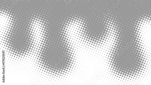 Gray pop art background in retro comics book style