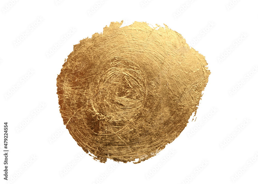 Grunge Gold and bronze glitter color circle smear painting on white. Abstract glow shiny background. Grunge Gold and bronze glitter color circle smear painting on white. Abstract glow shiny background.