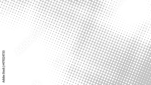 Fun grey superhero background in pop art comics book style. Cartoon halftone backdrop design for your text, vector illustration eps10