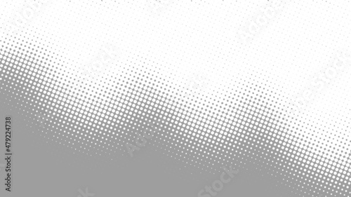 Fun grey superhero background in pop art comics book style. Cartoon halftone backdrop design for your text, vector illustration eps10