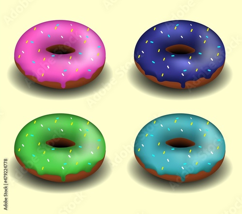 Set of donuts