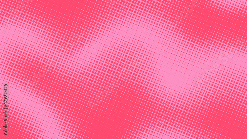 Fun pink superhero background in pop art comics book style. Cartoon halftone backdrop design for your text, vector illustration eps10