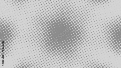 Grey pop art background in retro comics book style