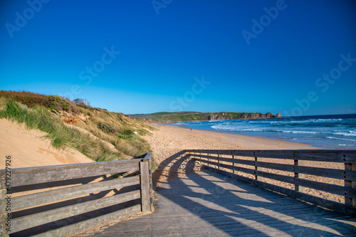 Phillip Island Wildlife Park and Point Grant on a sunny afternoon  Australia.