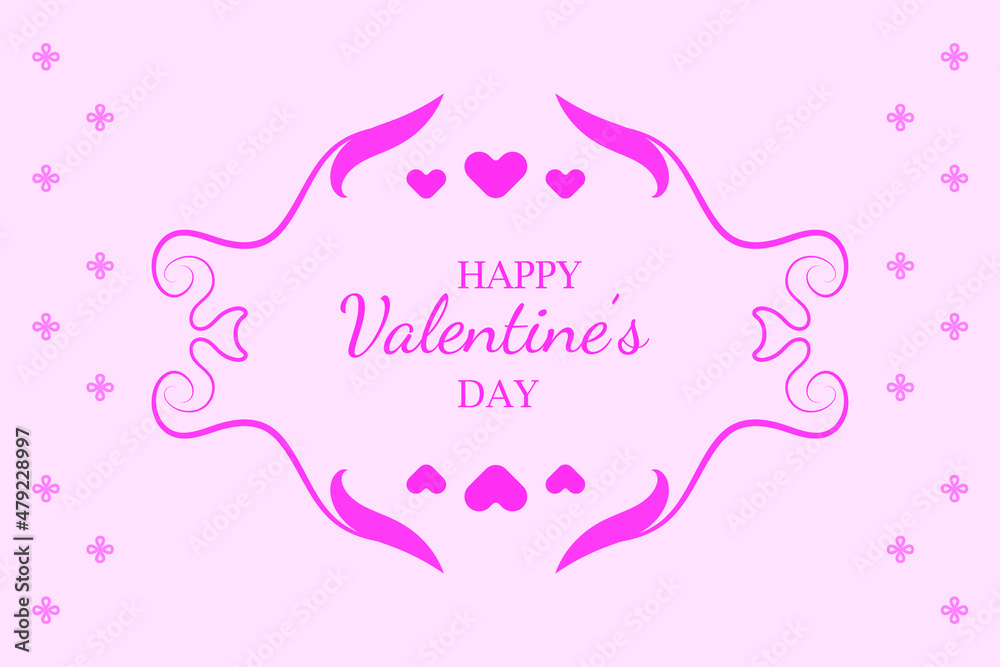 Happy Valentines Day Card Design
