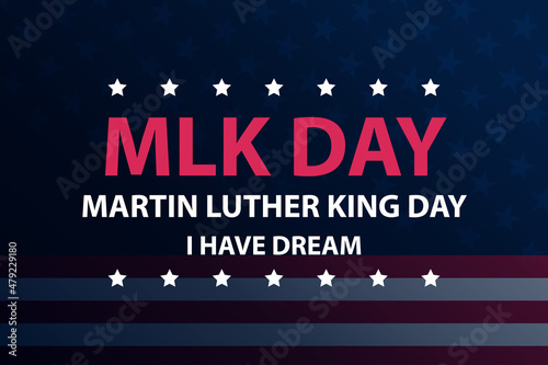 Martin Luther King Jr. Day Background. Vector Illustration.