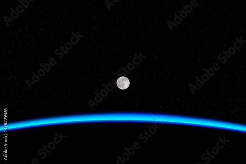 Fototapeta Naklejka Na Ścianę i Meble -  Moonrise