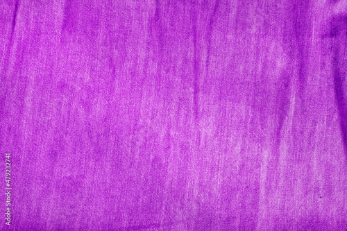 Clothing purple fabric texture background, top view, textile surface