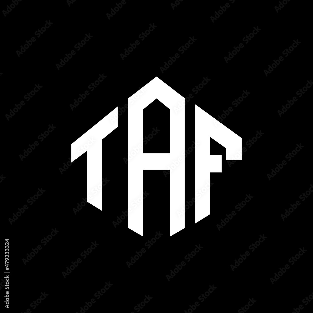 TAF letter logo design with polygon shape. TAF polygon and cube shape logo design. TAF hexagon vector logo template white and black colors. TAF monogram, business and real estate logo. TAF letter logo design with polygon shape. TAF polygon and cube shape logo design. TAF hexagon vector logo template white and black colors. TAF monogram, business and real estate logo.
