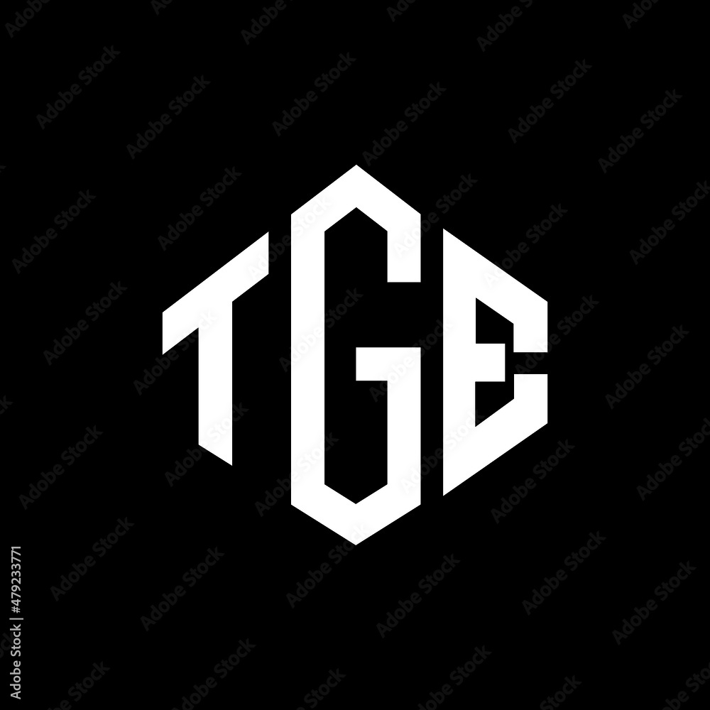 TGE letter logo design with polygon shape. TGE polygon and cube shape logo design. TGE hexagon vector logo template white and black colors. TGE monogram, business and real estate logo. TGE letter logo design with polygon shape. TGE polygon and cube shape logo design. TGE hexagon vector logo template white and black colors. TGE monogram, business and real estate logo.