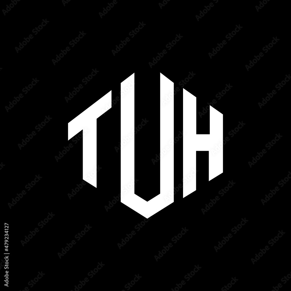 TUH letter logo design with polygon shape. TUH polygon and cube shape logo design. TUH hexagon vector logo template white and black colors. TUH monogram, business and real estate logo. TUH letter logo design with polygon shape. TUH polygon and cube shape logo design. TUH hexagon vector logo template white and black colors. TUH monogram, business and real estate logo.