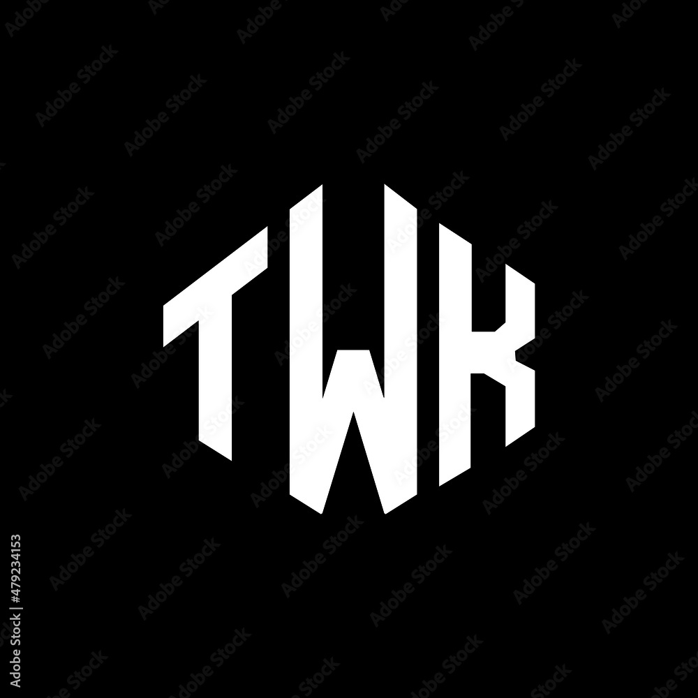 TWK letter logo design with polygon shape. TWK polygon and cube shape logo design. TWK hexagon vector logo template white and black colors. TWK monogram, business and real estate logo. TWK letter logo design with polygon shape. TWK polygon and cube shape logo design. TWK hexagon vector logo template white and black colors. TWK monogram, business and real estate logo.
