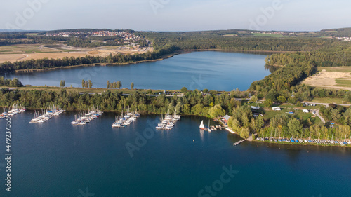 Vászonkép The lake Steinberger See