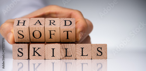 Soft Hard Skill Business Choice Concept