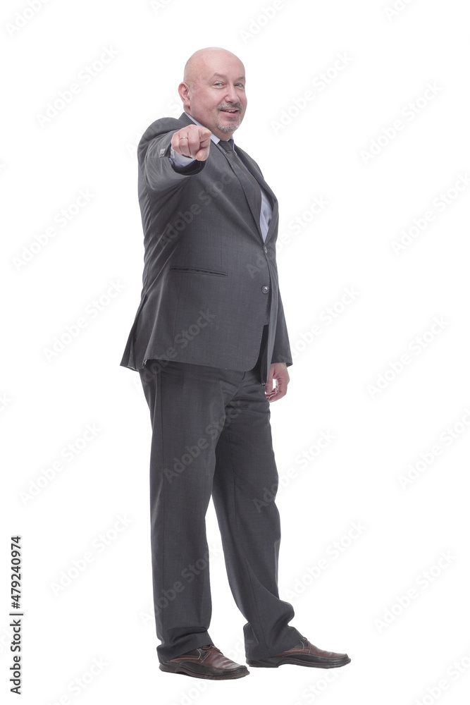 Mature business man .isolated on a white background. Mature business man .isolated on a white background.