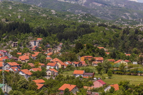 Houses of Cetinje town, Montenegro