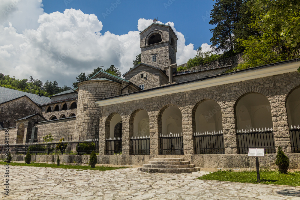 View of Cetinje monastery, Montenegro