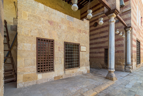 Canvastavla Prince Aq Sunqur Burial Chamber, attached to the Mosque of Aqsunqur, aka Blue Mo