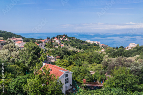 View of coastal area of Montenegro