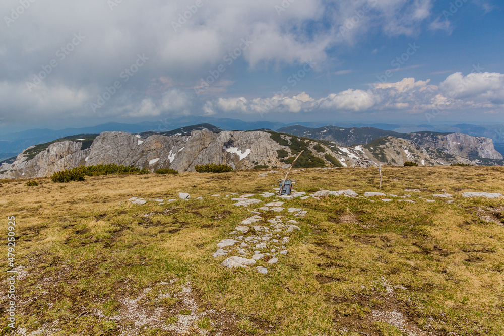 Peak of Planinica in Durmitor national park, Montenegro.