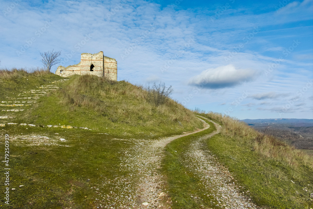 Ruins of Bukelon Fortress near village of Matochina,Bulgaria Ruins of Bukelon Fortress near village of Matochina,Bulgaria