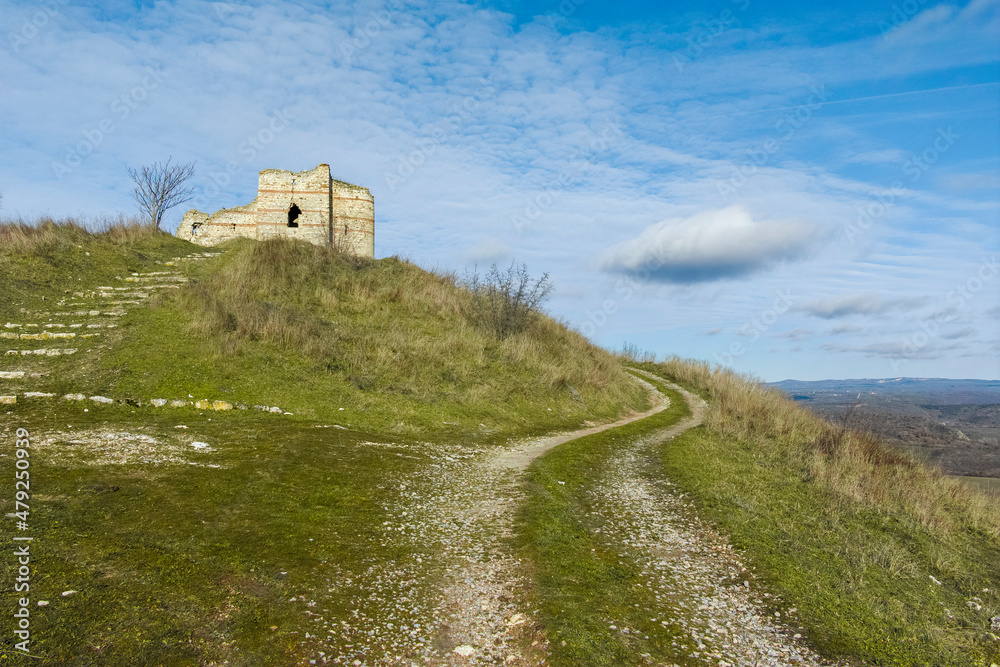 Ruins of Bukelon Fortress near village of Matochina,Bulgaria