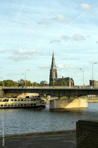 beautiful autumn day in MAASTRICHT, A BEAUTIFUL TOWN IN THE SOUTH OF THE NETHERLANDS