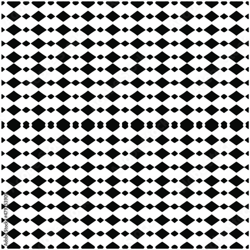  Seamless ethnic pattern.Abstract Geometric Pattern generative computational art illustration.Black and white pattern for wallpapers and backgrounds. 