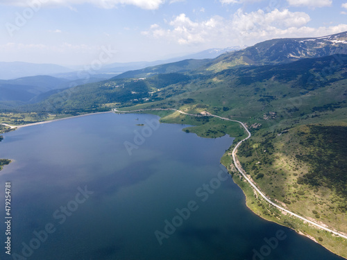 Wallpaper Mural Aerial view of  Belmeken Dam, Rila mountain, Bulgaria Torontodigital.ca
