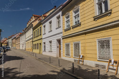 Street in the center of Zagreb, Croatia
