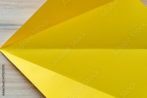 folded paper - yellow © eugen