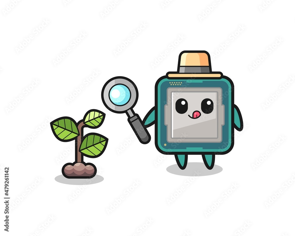 cute processor herbalist researching a plants cute processor herbalist researching a plants