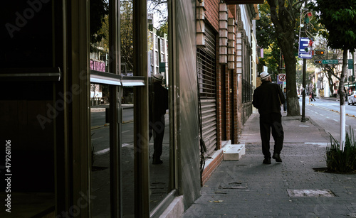 people walking on the street