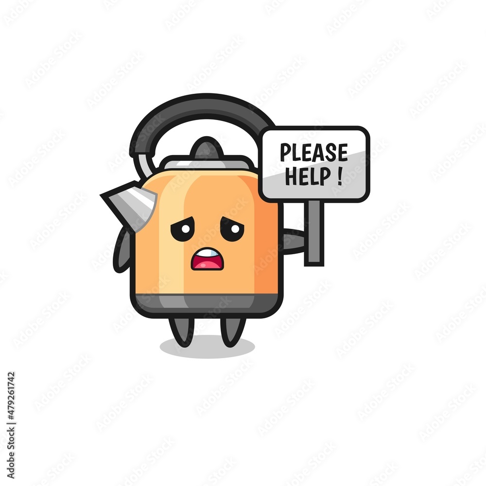 cute kettle hold the please help banner cute kettle hold the please help banner