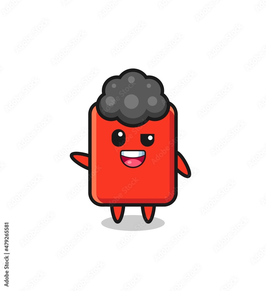 red card character as the afro boy red card character as the afro boy